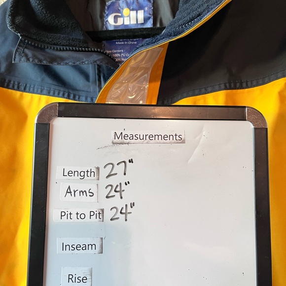 GILL Inshore Life Jacket Yellow Performance Sailing Coat Womens Size 8 - Picture 10 of 13